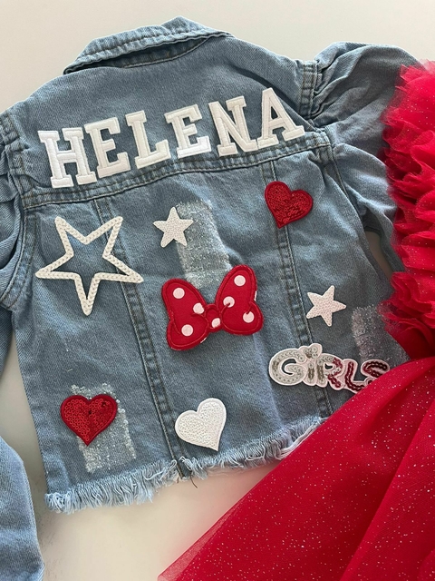 Jaqueta Jeans PERSONALIZADA - Minnie