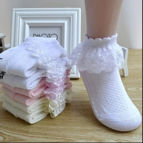 Meia Rendinha Branca