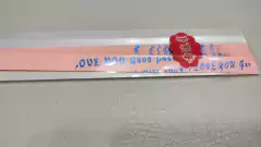 18 CINTAS FLUO ROSA/SALMON CLARO con corazones . Para estrellas de la suerte. - Hojas de Arte Origami