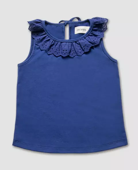 Musculosa con volados (R BRODERIE) - comprar online