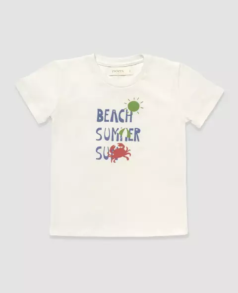 Remera con estampa central (R CRABS) - comprar online