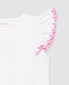 Remera con volados bordados (R JAZMIN) - Boho Kids