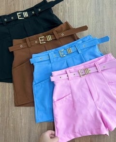 Shorts alfaiataria com cinto - comprar online