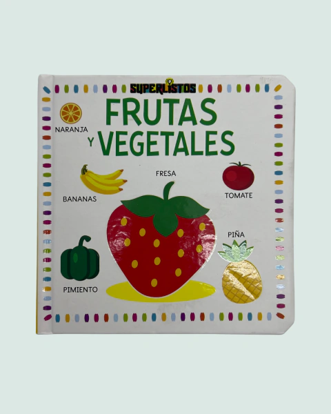 LIBRO TAPA DURA FRUTAS Y VEGETALES