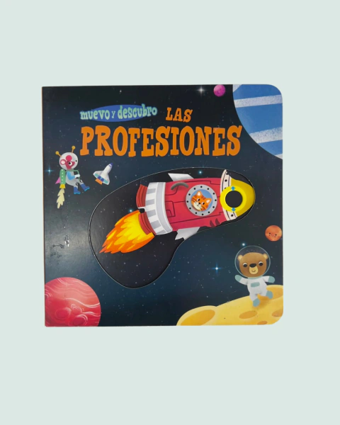 LIBRO TAPA DURA LAS PROFESIONES - MUEVO Y DESCUBRO