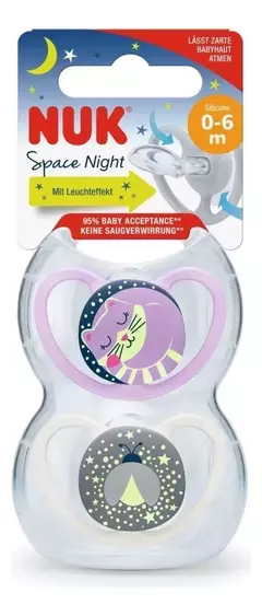 Nuk Chupete Space x2 de 0 - 6m - comprar online
