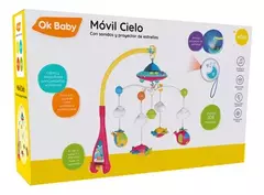 Móvil Cielo con sonidos y proyector de estrellas OKBABY - comprar online