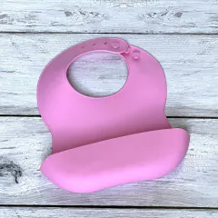 Babero de Silicona. Impermeable y Regulable Con Bolsillo. en internet