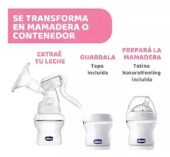 Sacaleche Manual NaturalFeeling Chicco - comprar online