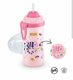 Vaso NUK Flexi Cup con Efecto Camaleón y sorbete de silicona