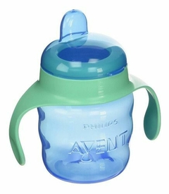 Vaso con pico de silicona y asas Philips Avent 200ml 6m+