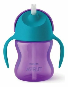 Vasos con sorbete Straw Cup Philips Avent 200ml 9m+