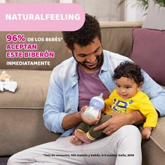Mamadera NaturalFeeling Vidrio 0m+ Flujo lento 250 ml en internet