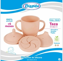 VASO DE SILICONA 3 EN 1 DISPITA