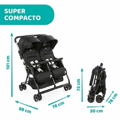 OHlalà Twin Chicco doble ultra liviano y ultra compacto - tienda online