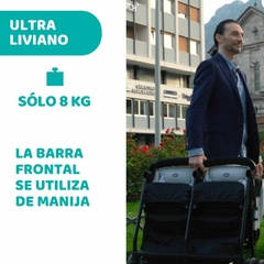 OHlalà Twin Chicco doble ultra liviano y ultra compacto