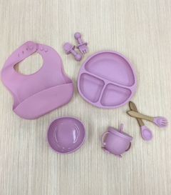 Set Alimentación de Silicona completo - Caramelo Bebés 