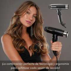 Secador Pelo IQ Lite Max Black Liviano 1600 W Gama Profesional - tienda online
