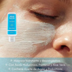 Aqua Bomb Mask Máscara Hidratante Descongestiva 90g Niza - comprar online