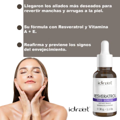 Resveratrol Serum Reafirmante Antiage Arrugas Hidrata Idraet - tienda online
