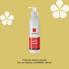 Jabon Liquido Facial Gel x180gr Lidherma - comprar online