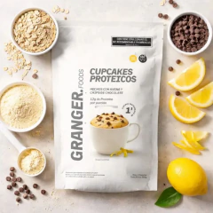 Cupcake Proteico Vainilla Lemon Chips de Chocolate 360g Granger - Zafirus
