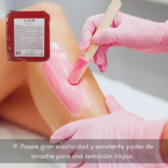 Cera Rosa Depilatoria 500g Exel - comprar online