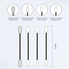 Hisopos Silicona Reutilizables 4u Coony - comprar online