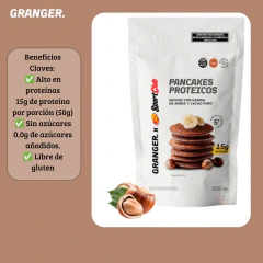 Pancakes Proteico Chocolate & Avellanas 300g Granger - comprar online