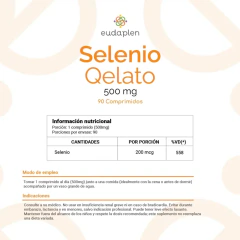 Selenio Qelato x90 comprimidos Eudaplen - comprar online