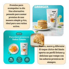 Pancake Proteico Limón & Coco 300g Granger - Zafirus