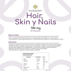 Hair Skin Nails x60 cápsulas Eudaplen - tienda online