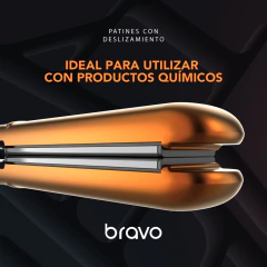 Plancha Pelo Bravo Led Naranja 250°C Gama Profesional en internet