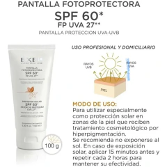 Pantalla Fotoprotectora Spf 60 Uva 100ml Exel en internet