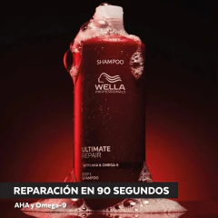 Ultimate Repair Shampoo Fuerza Brillo Reparación 1L Wella - comprar online