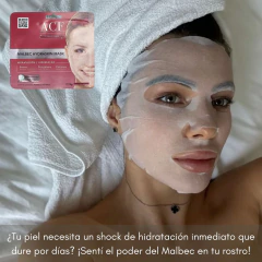 Kit x3 Máscara Facial Malbec Hidratante Calmante Acf - tienda online