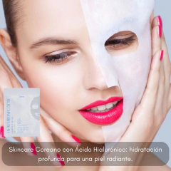 Máscara Facial Hialuronico Piel Seca Hidrata 1u Coony