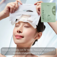 Máscara Facial Green Tea Humectante 1u Coony - tienda online