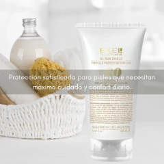 XL Sun Shield Protector Solar Sin Color FPS 60 150ml Exel en internet
