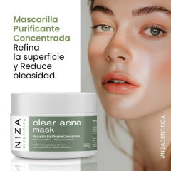 Clear Acné Máscara Purificante x100g Niza - Zafirus