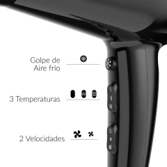 Secador Pelo Ultra 2200w Tourmaline Gama Salón Exclusive en internet