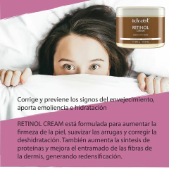 Crema Retinol x300 ml Antiage Antiarrugas Facial Colageno Idraet en internet