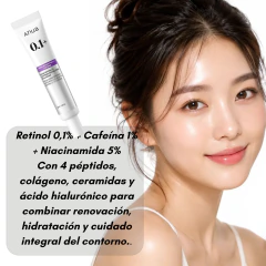 Retinol 0.1+ Caffeine Contorno Ojos Corea 30ml Anua - tienda online