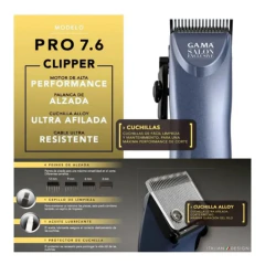 Cortapelo Clipper Pro 7.6 Gama Salón Exclusive - tienda online