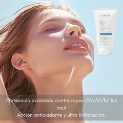 Fotoprotector Solar Fps 60 Blanco Toque Seco Luz Azul 150ml Exel - tienda online