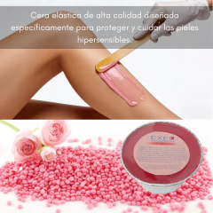 Imagen de Cera Depilatoria Rosa Sistema Español 200g Exel