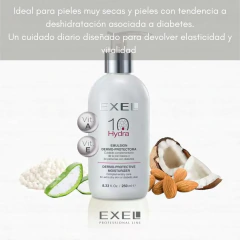 Hydra 10 Emulsión Dermoprotectora Piel con Diabetes 250ml Exel - tienda online