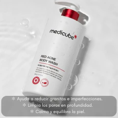 Red Acne Body Wash Gel De Baño Corporal 400g Medicube