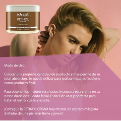 Crema Retinol x300 ml Antiage Antiarrugas Facial Colageno Idraet - tienda online