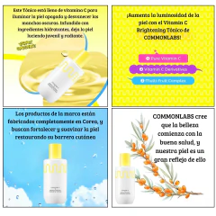 Vitamin C Brightening Peeling Tonico 200ml Commonlabs - comprar online